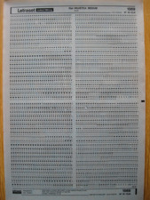 1 x Letraset Upp/Low/Num