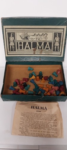 Vintage halma game - vintage,