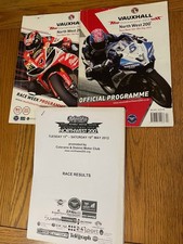 International North West 200 programmes. 2013 2014 good cond.