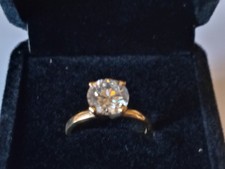 Diamonique 2ct. Solitaire