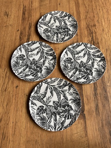 Tropical forest side plates - tropical,