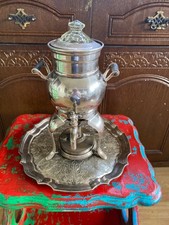 Antique Universal (Landers, Frary & Clark) Silver-Plated Coffee Urn