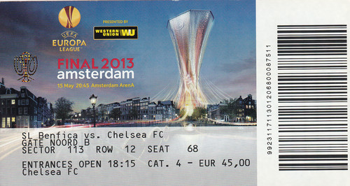 Ticket benfica chelsea - ticket,