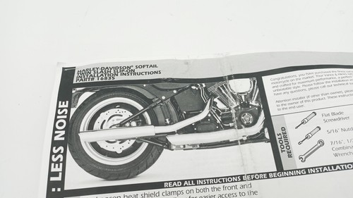 Exhaust silencer harley - exhaust,