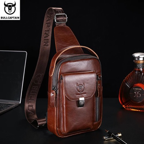Men genuine leather - men's, chest