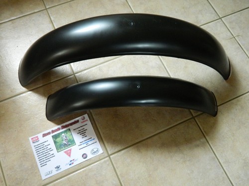 Trials mudguards plastic - mudguards, black