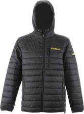 MENS STANLEY PUFFA JACKET MENS HOODED QUILTED COAT WARM WINTER ZIP POCKETS SIZE