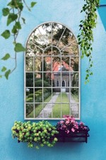 Large Mirror Off White Rustic