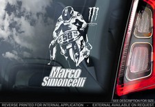 MARCO SIMONCELLI Car Sticker -