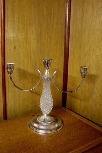 French vintage crystal silver - ,