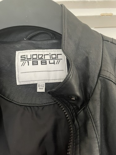Kids leather jacket - m&s,