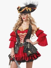 Red Spanish Pirate Dress
