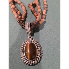AVON Tiger Eye Stone Pendant