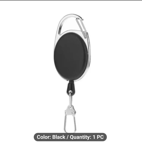 Retractable key chain card - retractable,