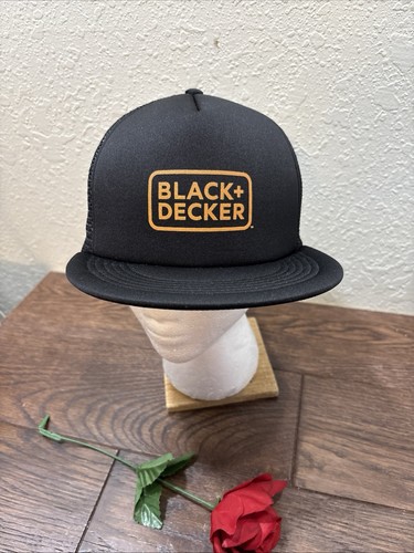 Black decker cap - decker, hat