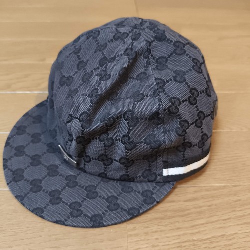 Gucci monogram canvas black - canvas,