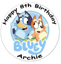 Bluey Family Edible Wafer