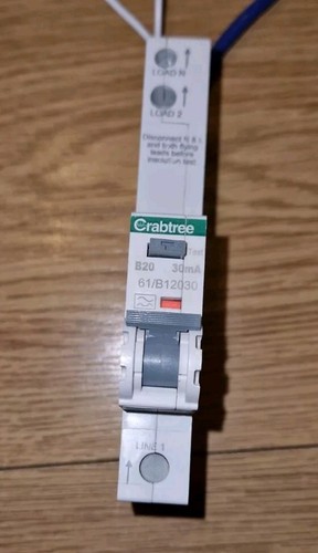 Crabtree starbreaker b20 rcbo - crabtree,