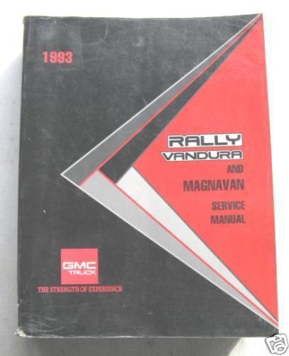 1993 gmc rally van vandura - rally,