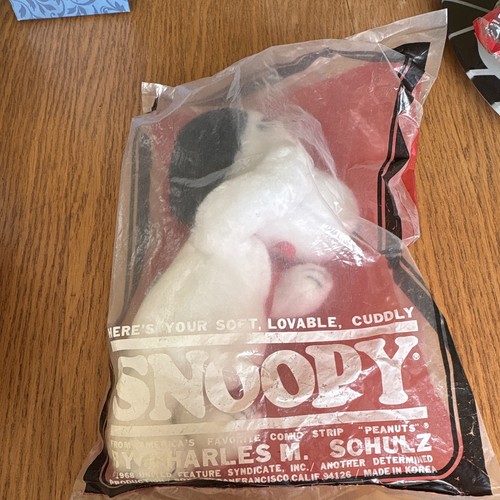 1968 snoopy plush - snoopy,