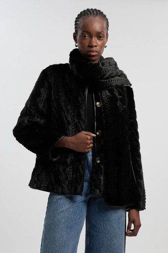 Karen millen faux fur coat - karen,