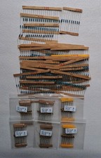 Box of Various Carbon Resistors