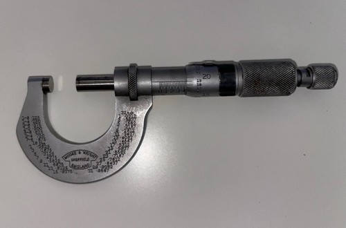 Moore and wright micrometer - and,