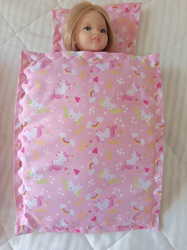 Pink unicorn small doll - unicorn, doll's