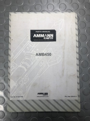 Ammann ramfos parts manual - ramfos,