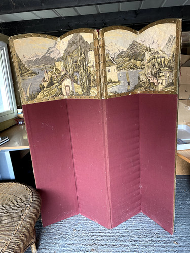 Tall vintage folding room - folding,