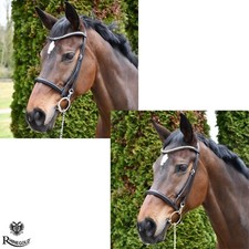 Rhinegold Veneto Leather Show Bridle With Clincher Browband