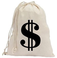 Coin Collector Canvas Bag