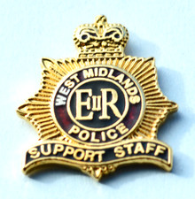 West Midlands Police SUPPORT STAFF Enamel Tie/Lapel Pin Badge