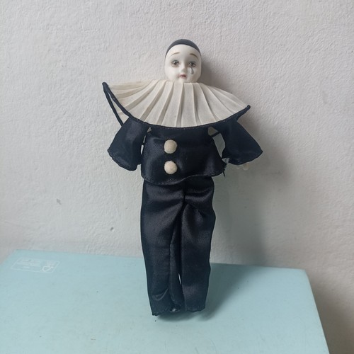 Vintage doll pierrot clown - vintage,
