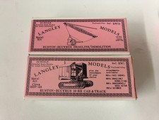 Langley Models 00 scale Ruston Bucyrus 19-RB dragline/demolition white metal kit