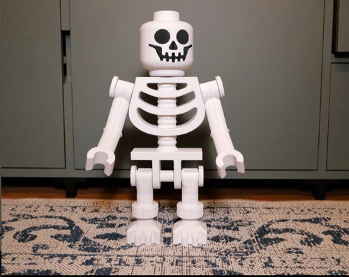 Giant lego inspired skeleton - lego,