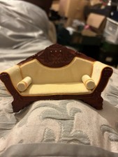 Dolls house regency - dolls, sofa