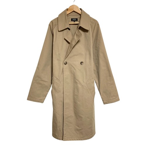 Apc trench coat beige - coat,, xs,