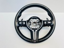BMW F10 M5 F06 F12 F13 M6 M Sport Multifunction Steering Wheel Leather #077