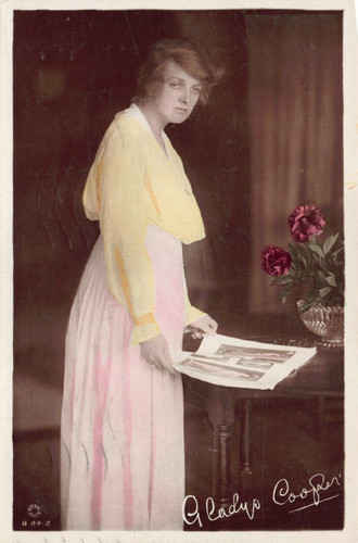 Postcard edwardian actress - -,