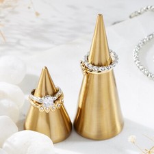 2 Metal Cone Shaped Small