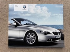 2004 BMW 6 Series Convertible - Car Brochure (UK)