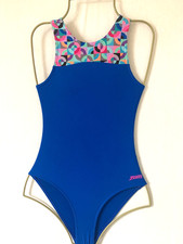 Girls Navy Mix ZOGGS Racing