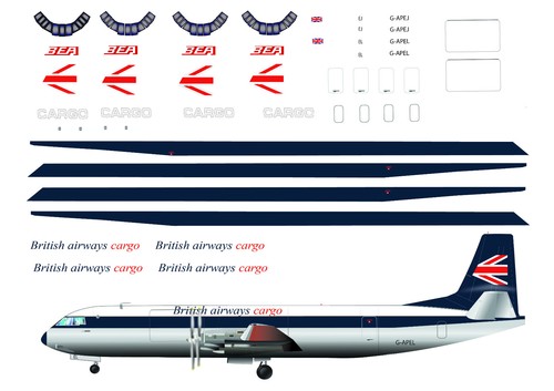 Aviation decals bea - decals,