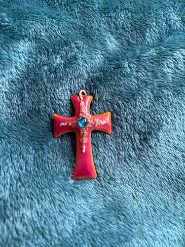 Vintage french limoges cross - vintage,