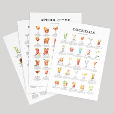 Classic Cocktail Recipe Chart