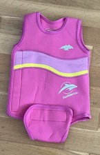 Konfidence Babywarma Wetsuit, Pink 2mm Neoprene Swimming  Wrap - 12 to 24 months