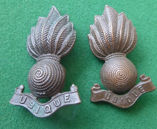 British army collar - collar, badges