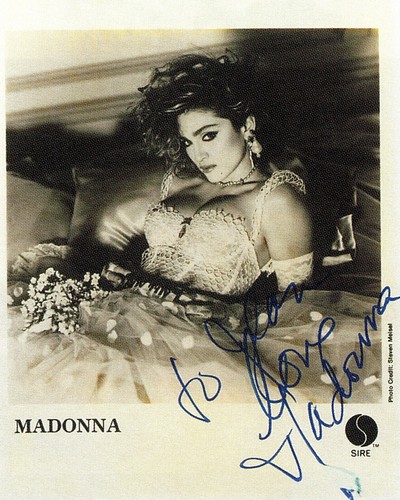 Madonna signed sire - madonna, 'sire'