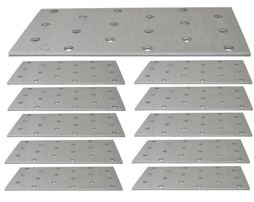 Flat joining metal - x,
